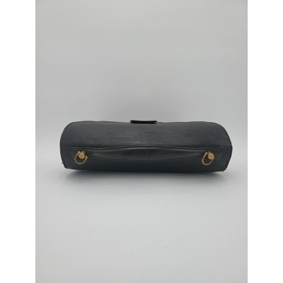 LOUIS VUITTON Epi Monceau 28 HandBag Black Gold A20913 LV AUTHENTIC M52122 NoKey - Picture 7 of 16